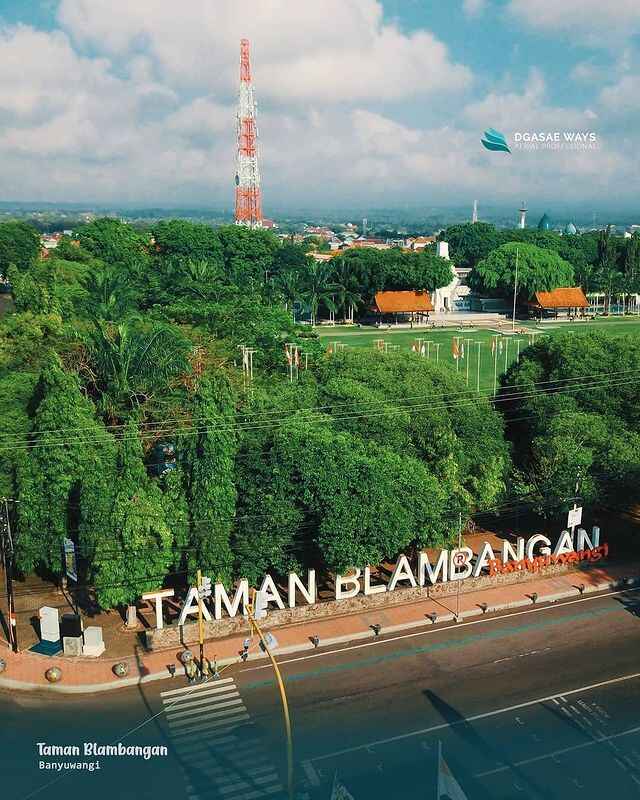5 Tempat wisata Instagramable di Banyuwangi-taman blambangan