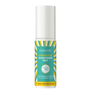 Azarine Sunscreen Mist Hydrasoothe SPF50 Sunscreen terbaik