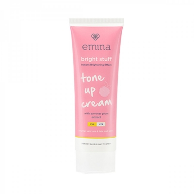 Emina Bright Stuff Tone Up Cream Rekomendasi skincare untuk mencerahkan wajah