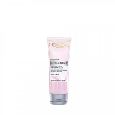 L'Oreal Paris Glyco Bright Foam Rekomendasi skincare glowing terbaik