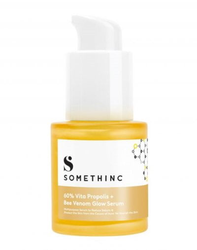 Somethinc 60% Vita Propolis + Bee Venom Glow Serum Rekomendasi skincare glowing terbaik