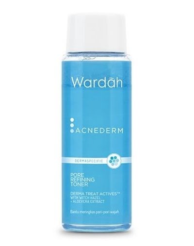 Wardah Acnedern Pre Refining Toner Toner untuk Kulit Kering dan Bruntusan